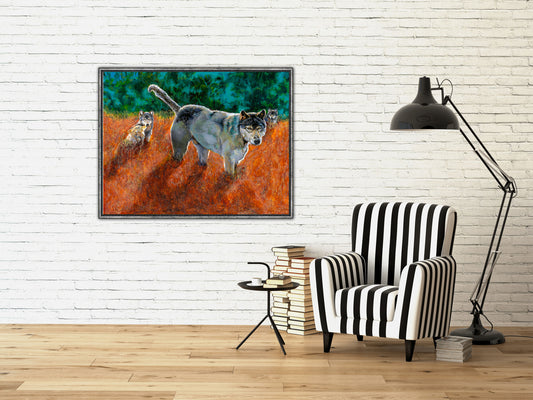 ORIGINAL-Wolf in Sunset