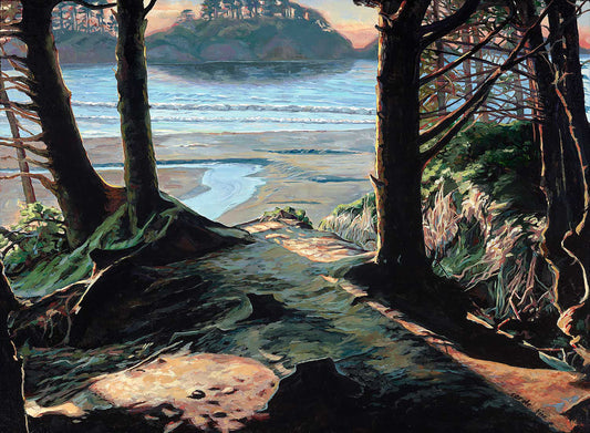 Surf Path to beach_sunet_ Frank Island_Chesterman Beach