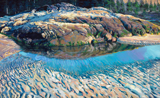 Rock_Tide lines_ sandy beach