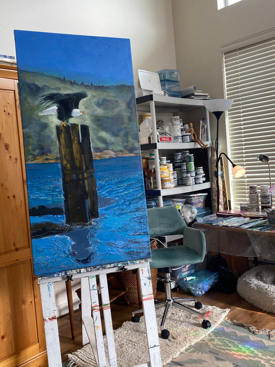 A Painting In Progress
