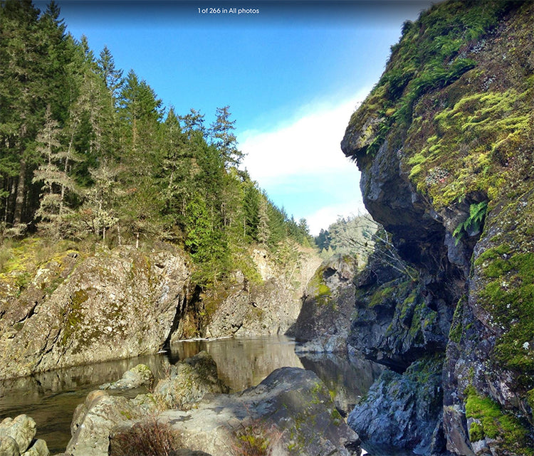 Class Art On the Edge  Sooke Potholes